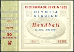 Tickets: Selection of two Official Handball ticket