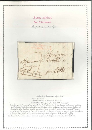 Stamp of France 1809-1812, Sept lettres de l'ARMEE D'ALLEMAGNE (do