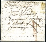 1744-1816, Vingt cinq lettres de militaires dont h