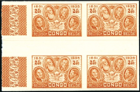 Stamp of Belgian Congo » General Issues from 1909 (June) 1935 Cinquantenaire de l'État Indépendant du Congo