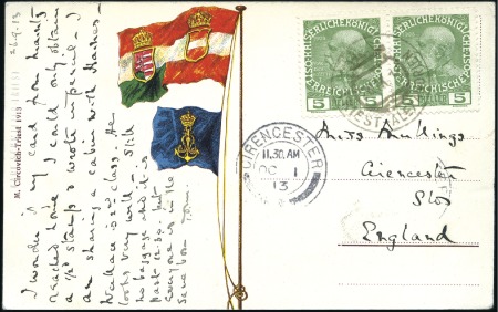 Stamp of Austria » Ship Mail 1856-1914 +- ADRIATIC SEA: Accumulation of mostly 