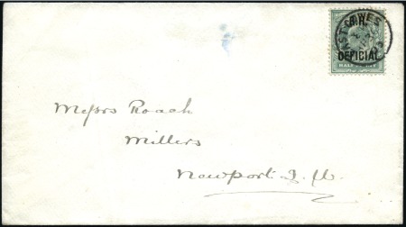 ROYAL HOUSEHOLD: 1903 (Apr 30) Envelope sent local