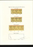 Stamp of Turkey » Tughra Issue » 1863-65 2nd Printing: Wide Spaced, Thin Paper 20pa black on yellow, unused & mint two strips of 