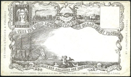 Stamp of Great Britain » Hand Illustrated and Printed Envelopes Ackerman illustrated propaganda envelopes, unused,