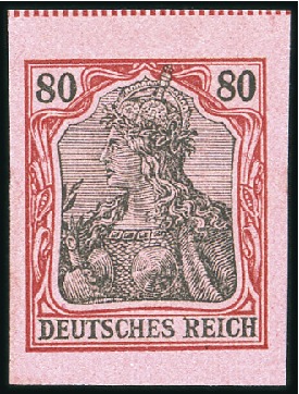 1902 Germania Issue "Deutsches Reich" without wate