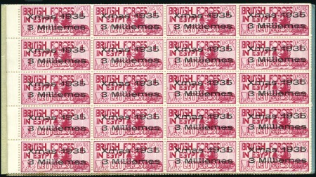 1935 3m on1pi carmine complete booklet of 100 in f
