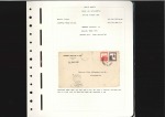 1923-73, Postal history collection in six albums s