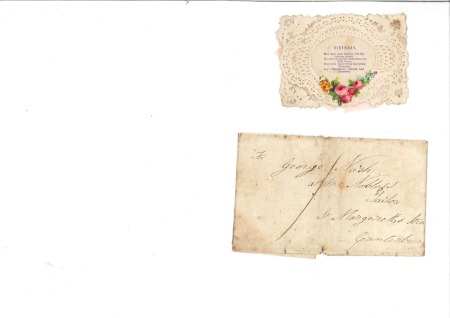 Stamp of Great Britain » Valentines Envelopes 1830s, Group of four Valentines items, incl. two c