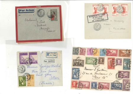 1890-1950, +120 lettres principalement TAAF et Alg
