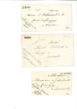 1850-75, 11 lettres de SAVOIE et HAUTE-SAVOIE dont