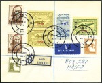 Stamp of Israel » Israel - Interim Period (1948) HAIFA, two volumes with about 215 covers (plus pie