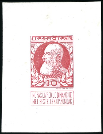 1905 Grosse Barbe, 10c épreuve de coin, en couleur