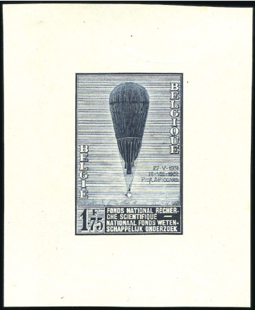 Stamp of Belgium » General issues from 1894 onwards 1932 Ballon Piccard, 1F75 épreuve du coin, en coul