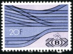 Stamp of Belgium » General issues from 1894 onwards 1976 20F bleu et mauve ainsi que le 1000F multicol