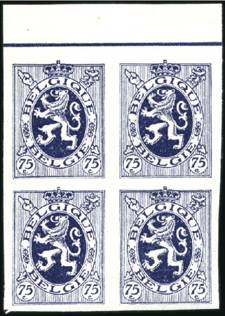 Stamp of Belgium » General issues from 1894 onwards 1929-32 Lion héraldique, Série des 10 valeurs en b