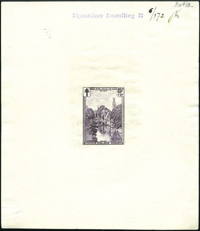 Stamp of Belgium » General issues from 1894 onwards 1929 Sites, Tirage spécial des six coins adoptés e
