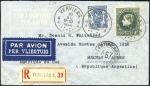 1935-40, Lot de 6 lettres avec des Grand Montenez 