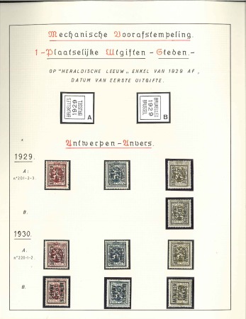 Stamp of Large Lots and Collections 1929-79, Belle ensemble de LION HÉRALDIQUE sur diverses groupes de pages d'albums allant du 1c au 75c