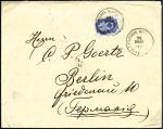HARBIN: 1901 Cover to Berlin franked 10k tied by H