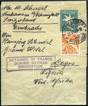 1938 Edelweiss 5C grün und Landschaftsbilder, 15C 