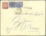 1879 Unterfrankierter Bahnpostbrief der 2. Gewichtsstufe