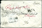 BANDAR-ABBAS: 1892 (Dec 27) Envelope sent register