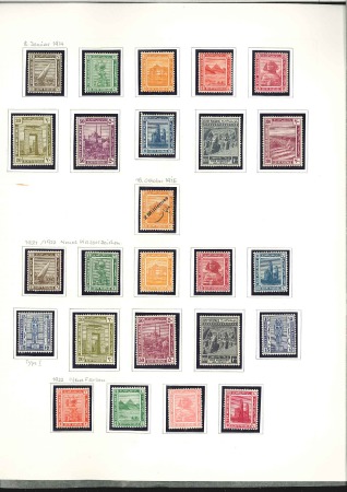 1914-61, Old-time mint collection neatly mounted i