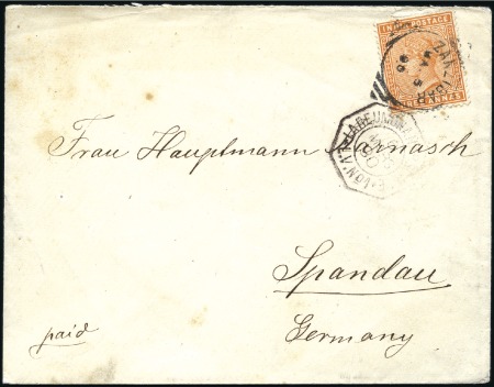 Stamp of Zanzibar » The Indian Post Office (1875-1895) 1888-1890, Group of 3 covers from Zanzibar with 18