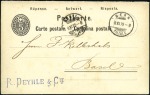 1879 5C schwarz, Antwortteil von Bern (8 XI 79)