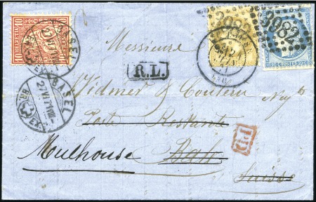 1871 (24. Juni) Faltbrief von Toulouse nach Basel 