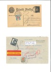 Stamp of Switzerland / Schweiz » Sammlungen 1890-1946 Lot Nachportobriefe