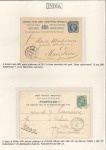 1891-66, Collection of covers, mint and used of In