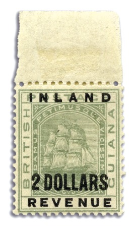 Stamp of British Guiana 1888-89 "INLAND REVENUE" set of 15 to $5, mint og,