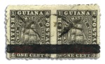 Officials: 1875 1 cent black IMPERFORATE BETWEEN p