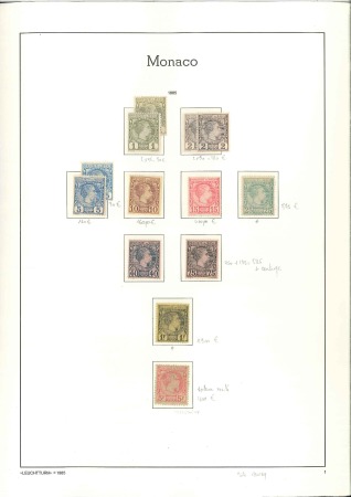 1885-1995, Belle collection en 4 albums Leuchtturm