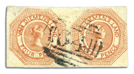 Stamp of Australia » Tasmania 4d Courier Used Group Lots

1853 4d Bright Red-O