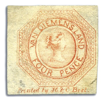 1853 4d Orange pl.1 2nd state, two unused from pos