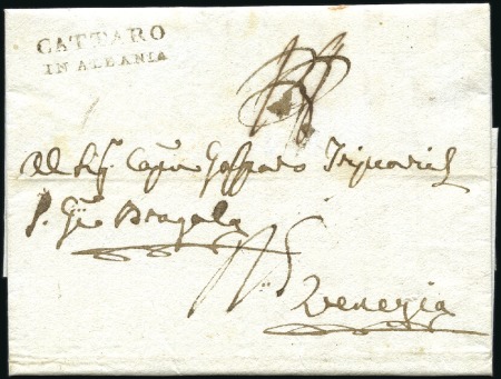 Stamp of Albania 1809 (22 May) Entire letter from Dobrota (port of 