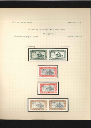 Stamp of Egypt 1893-1955, Old-time collection of mostly mint Offi