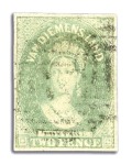 1856-57 2d Dull Emerald-Green used selection of 6 