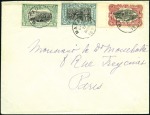 1910-25, Douze lettres avec divers affts, recomman