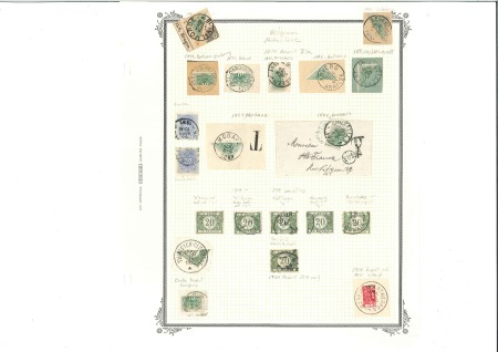 Stamp of Belgium 1883-1953, Back-of-the-book accumulation incl. Due