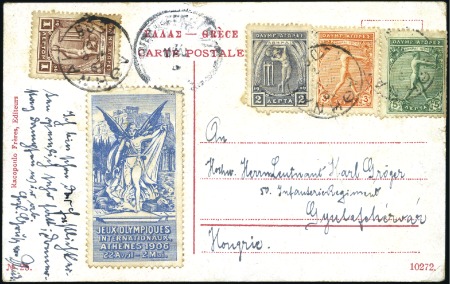 Stamp of Olympics » 1906 Athens 1906 Athens (Mar 19) Picture postcard of the Athen