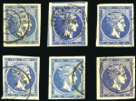 20L, the six main colours in very fine to superb used examples