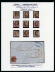 1851-61 Specialised MEDAILLON collection neatly mo