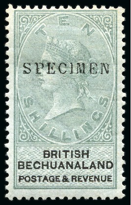 Stamp of Bechuanaland » British Bechuanaland 1888 (Jan) Unappropriated Die 1d to 10s mint selection