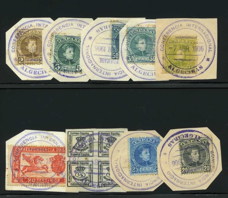 Spain 20th century cancellations 