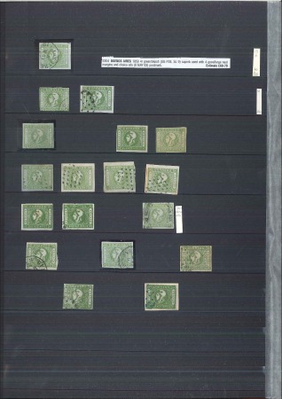 1859-62, Neat "Cabecitas" selection on stockpages