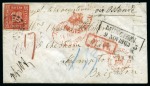 Stamp of Great Britain » 1855-1900 Surface Printed 1863 (Nov 9) Envelope from Munich to England with "PRUSSIA / REGISTERED" crown hs