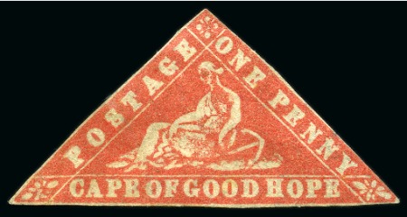 Stamp of South Africa » Cape of Good Hope 1861 Woodblock 1d carmine unused